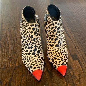 GIUSEPPE ZANOTTI LEOPARD BOOTIES